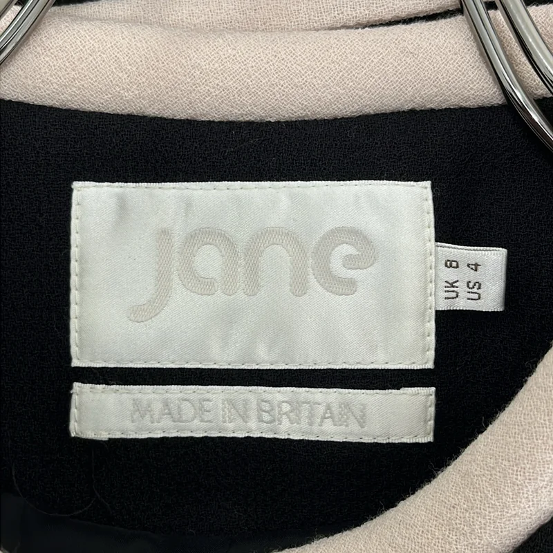 Jane Atelier / ジェーン アトリエ | ノーカラー バイカラー ロングコート | 8 | レディース