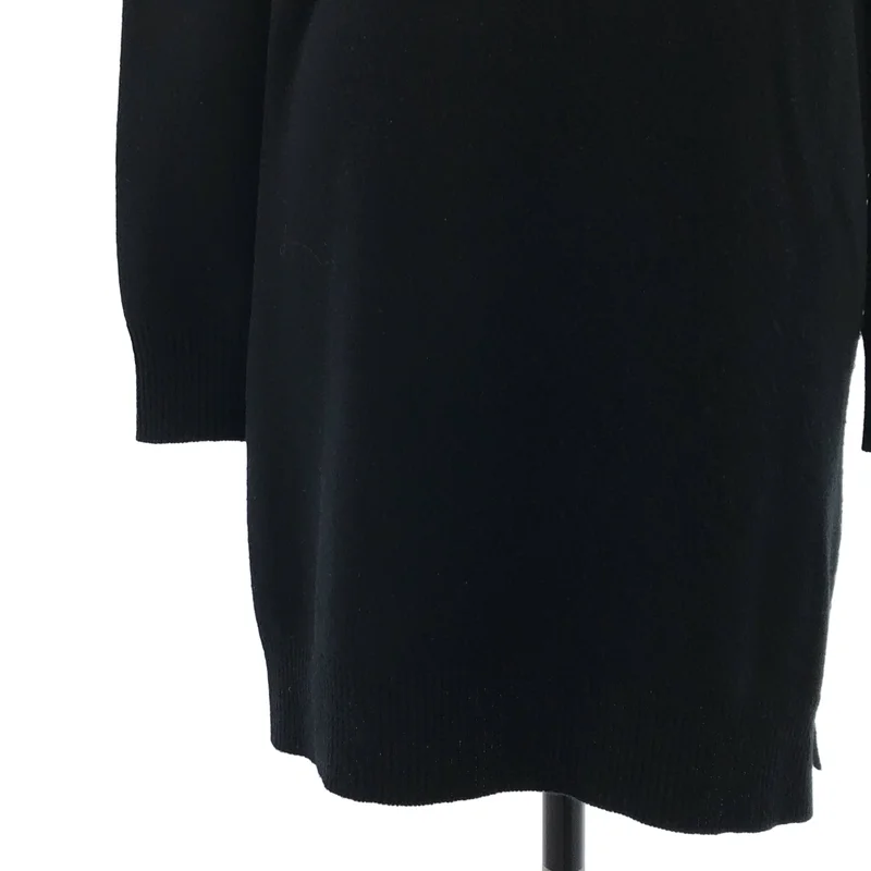 MARC JACOBS / マークジェイコブス | ウール サイドジップ スタッズ ロングニット | XS | レディース