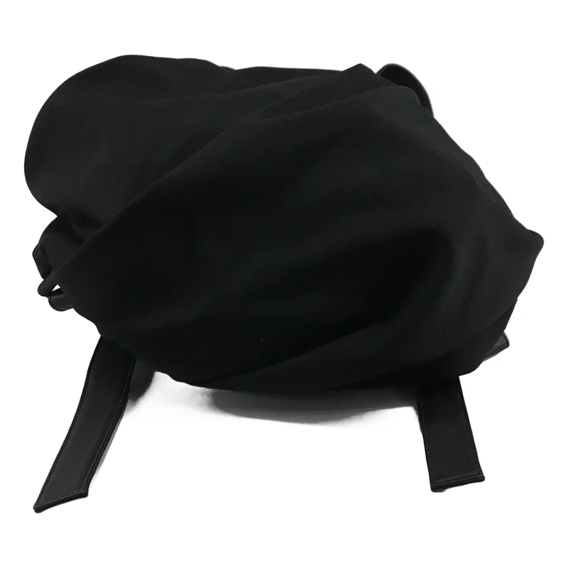 YOHJI YAMAMOTO +NOIR / ヨウジヤマモトプリュスノアール | レザー切替 バックパック  NN-I02-100 |