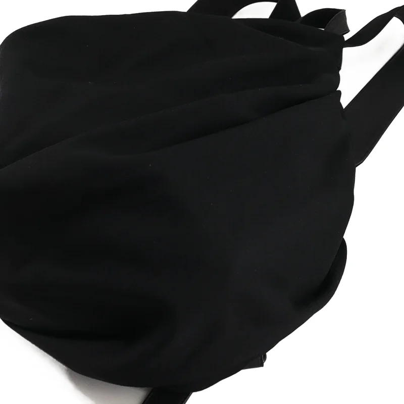 YOHJI YAMAMOTO +NOIR / ヨウジヤマモトプリュスノアール | レザー切替 バックパック  NN-I02-100 |