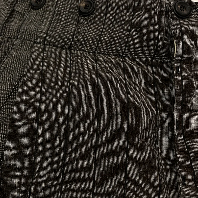 JOHN ALEXANDER SKELTON / ジョンアレキサンダースケルトン | stripe trousers / ストライプ シンチバック パンツ | M | メンズ