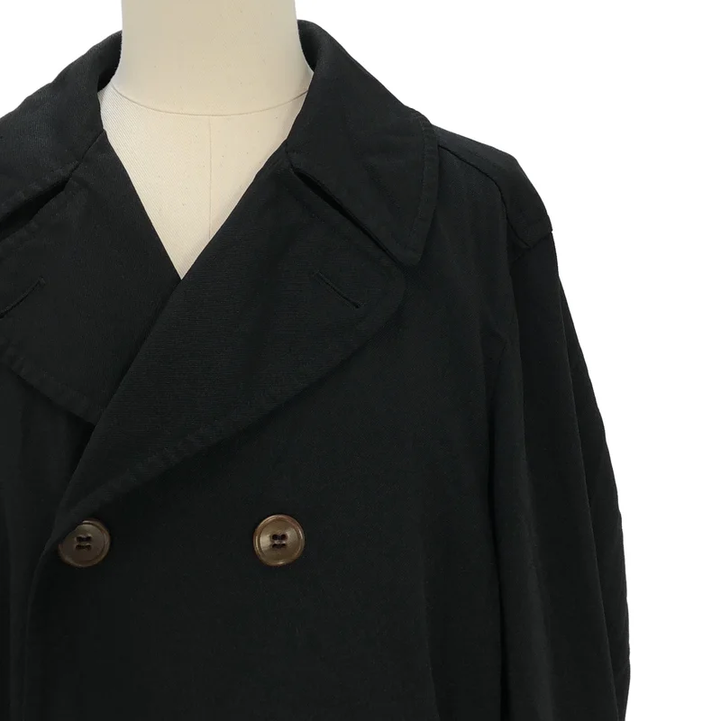 BLACK COMME des GARCONS / ブラックコムデギャルソン | 2022AW | ポリ縮絨 トレンチコート | L | メンズ