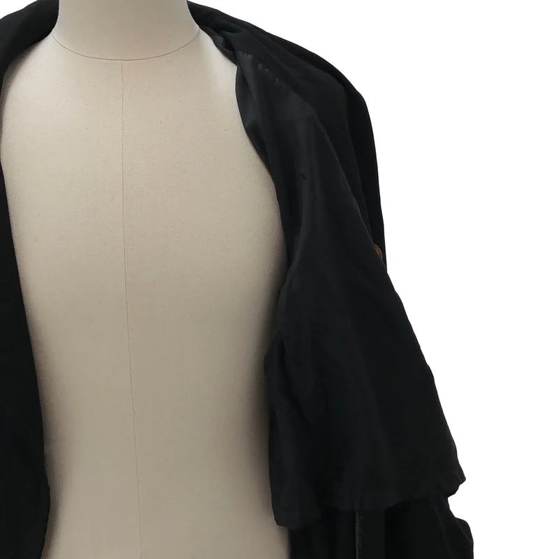 BLACK COMME des GARCONS / ブラックコムデギャルソン | 2022AW | ポリ縮絨 トレンチコート | L | メンズ