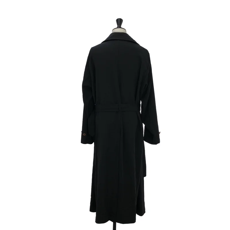 BLACK COMME des GARCONS / ブラックコムデギャルソン | 2022AW | ポリ縮絨 トレンチコート | L | メンズ