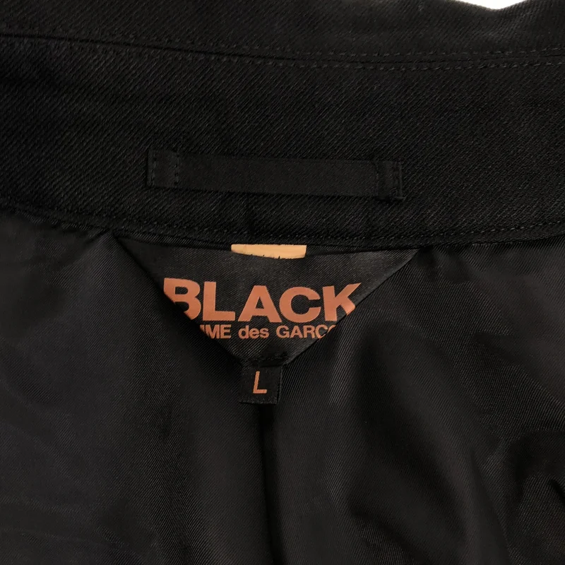 BLACK COMME des GARCONS / ブラックコムデギャルソン | 2022AW | ポリ縮絨 トレンチコート | L | メンズ