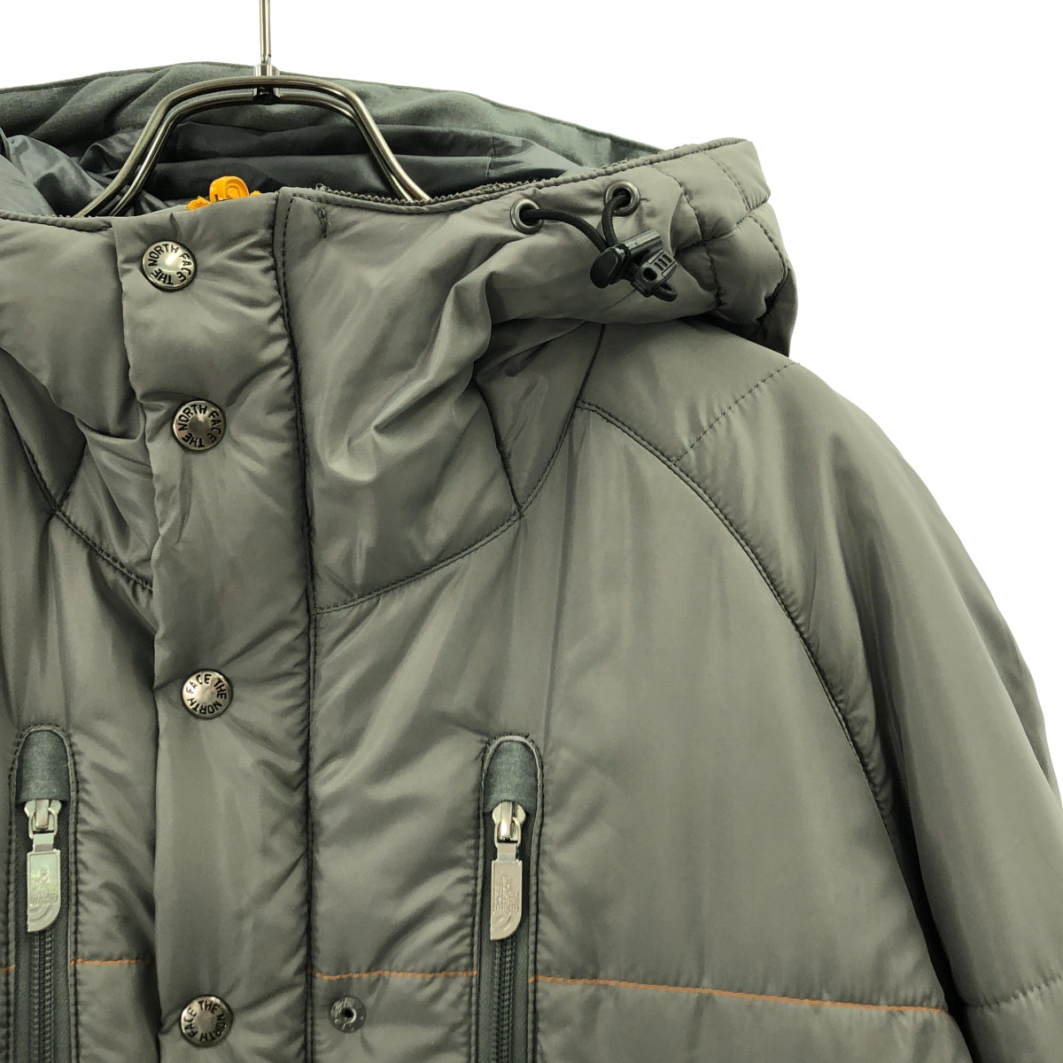 【美品】  JUNYAWATANABE COMMEdesGARCONS MAN / ジュンヤワタナベマン | × THE NORTH FACE / ダブルネーム Sleeping Bag カスタム ダウン コート | XS | グレー/オレンジ | メンズ 美品】 JUNYAWATANABE COMMEdesGARCONS MAN / ジュンヤワタナベマン