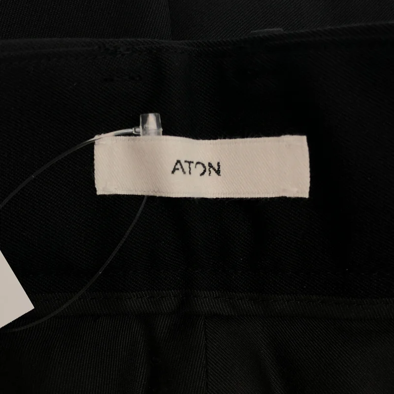 ATON / エイトン | タック テーパード パンツ | 2 | レディース