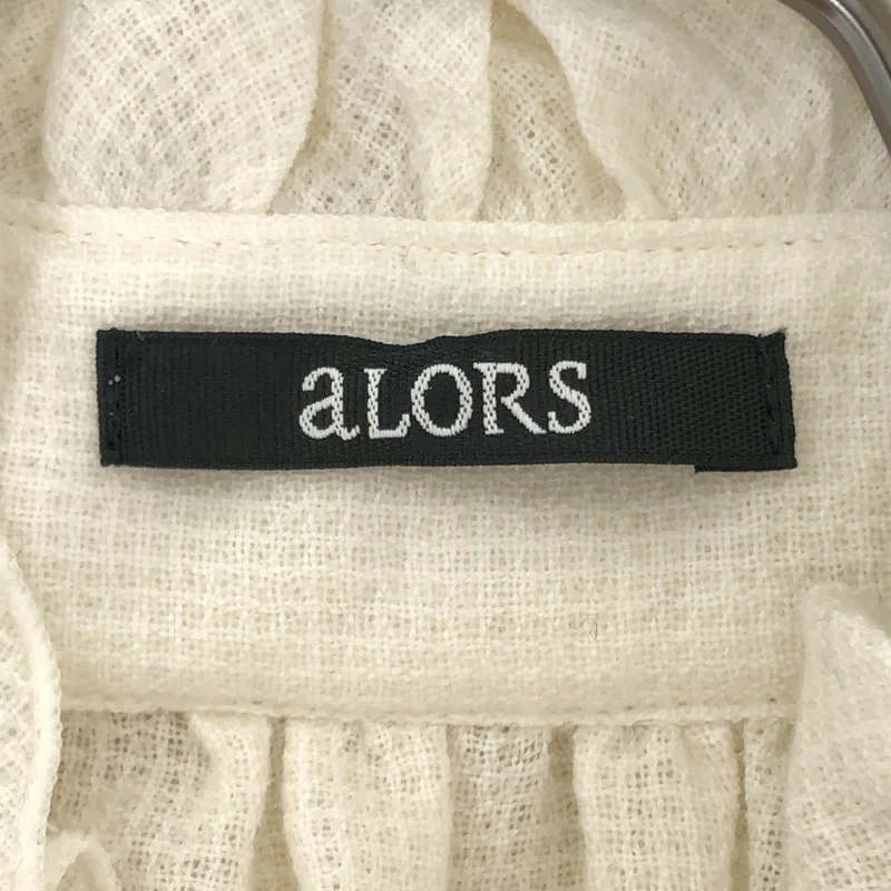 aLORS / アロー | Blouse a volants et noeud papillon Lilly ウール混 ブラウス シャツ | F | レディース