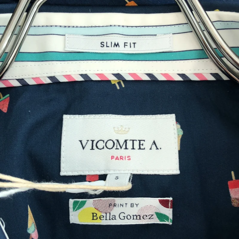 VICOMTE A. / ヴィコント | アー プリント スタンダードシャツ | S | メンズ