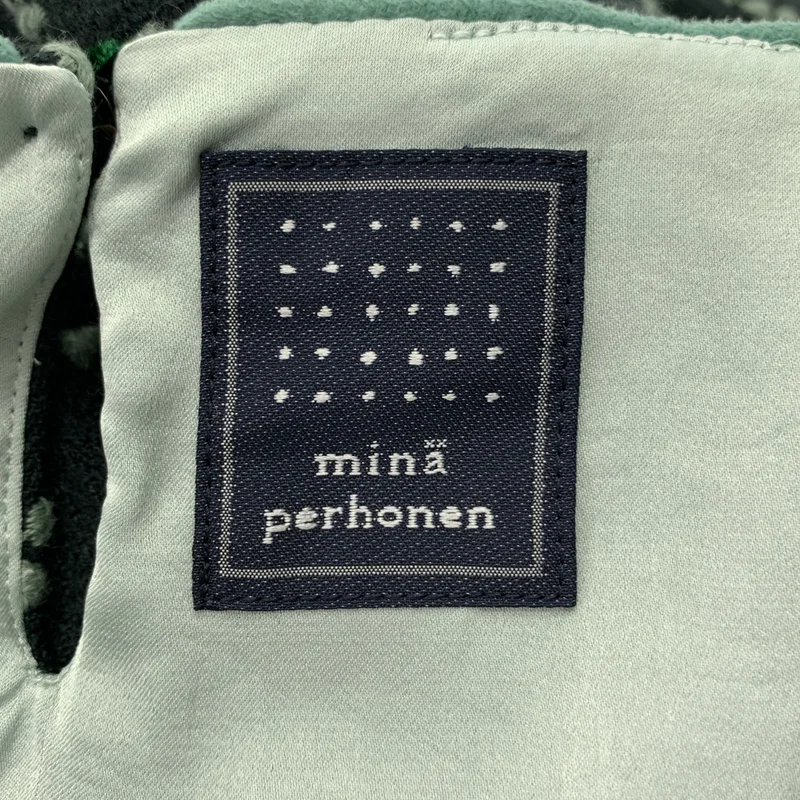mina perhonen / ミナペルホネン | tambourine / タンバリン エンブロイダリー サイドポケット ワンピース / 総裏地 | 36 | レディース