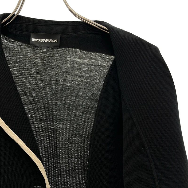 EMPORIO ARMANI / エンポリオアルマーニ | ニット テーラード ジャケット | 42 | レディース