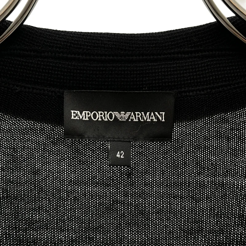 EMPORIO ARMANI / エンポリオアルマーニ | ニット テーラード ジャケット | 42 | レディース
