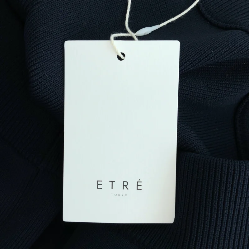 ETRE TOKYO / エトレトウキョウ | リブカラー ニットトラックジャケット | F | レディース