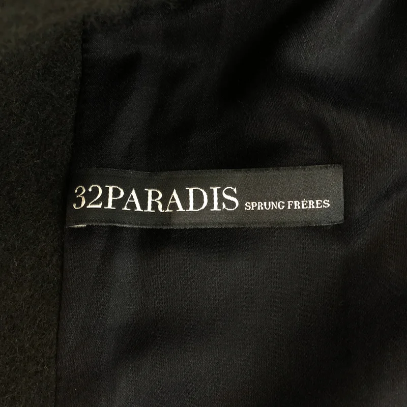 32PARADIS / トラントドゥパラディ | カシミヤ サイドジップ ボタンレスコート | M | メンズ