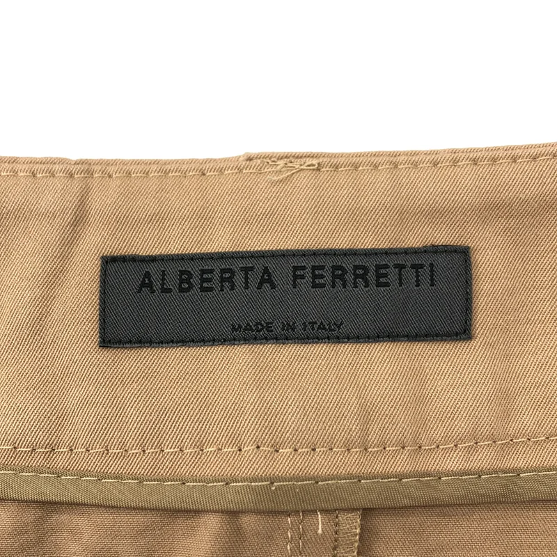 ALBERTA FERRETTI / アルベルタフェレッティ | コットン チノ スカート | 40 | レディース
