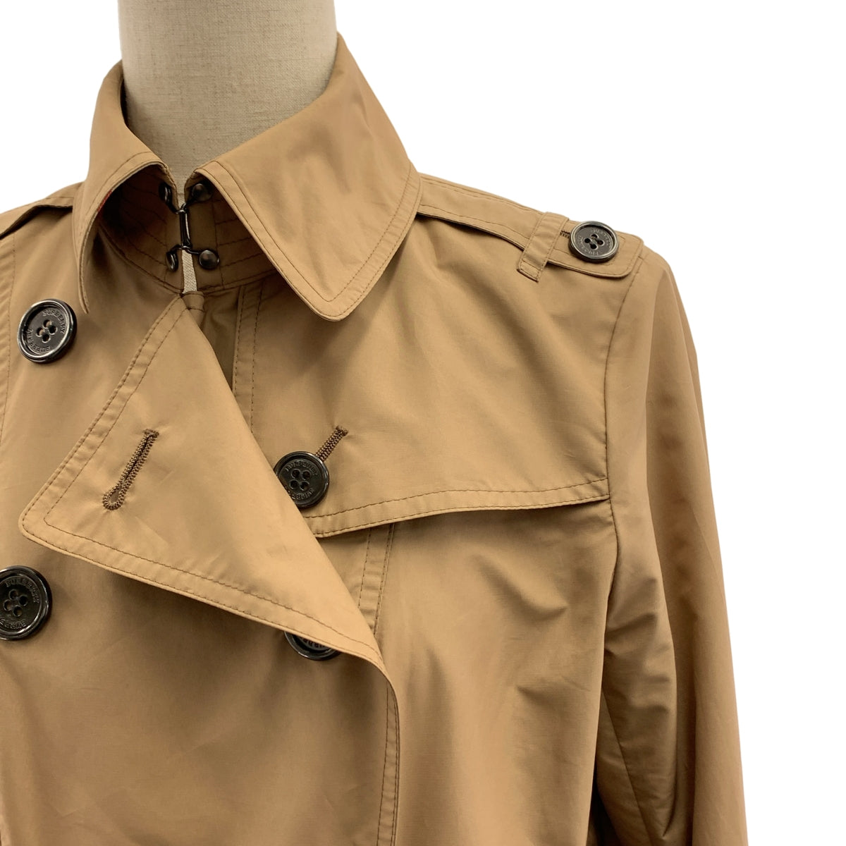 BURBERRY LONDON / バーバリーロンドン | ベルテッド ロゴボタン