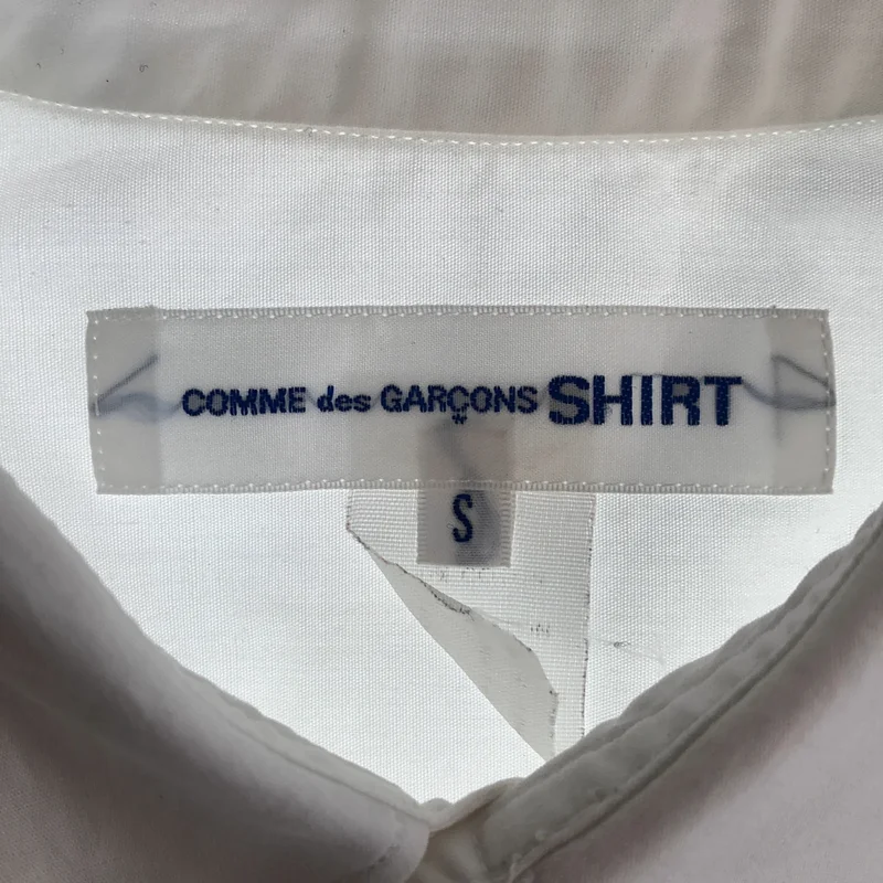 COMME des GARCONS SHIRT / コムデギャルソンシャツ | カットアウト 半袖シャツ | S | メンズ