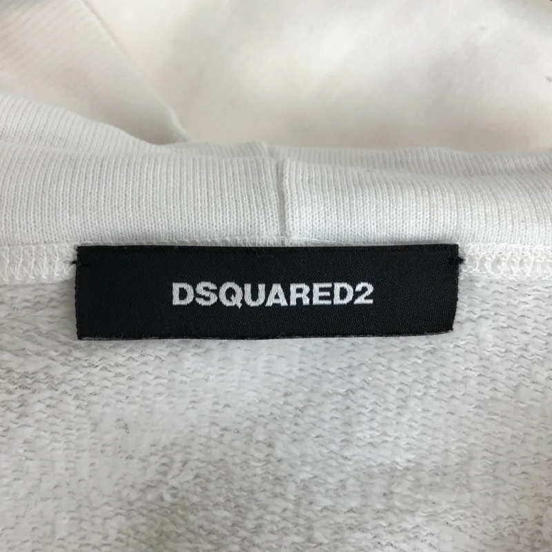 DSQUARED2 / ディースクエアード | オーバーサイズ Vネック スウェットパーカー | L | レディース