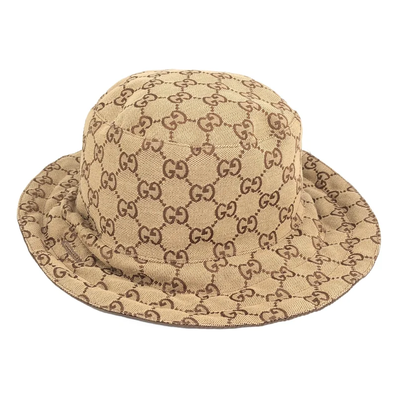 GUCCI / グッチ | GGキャンバス リバーシブル バケットハット |