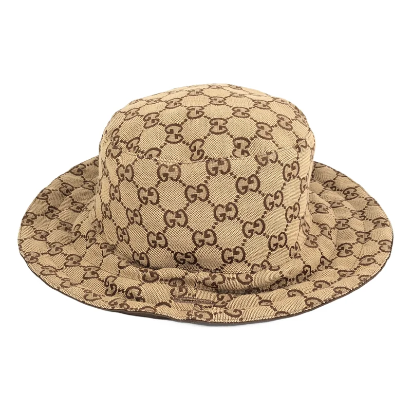 GUCCI / グッチ | GGキャンバス リバーシブル バケットハット |