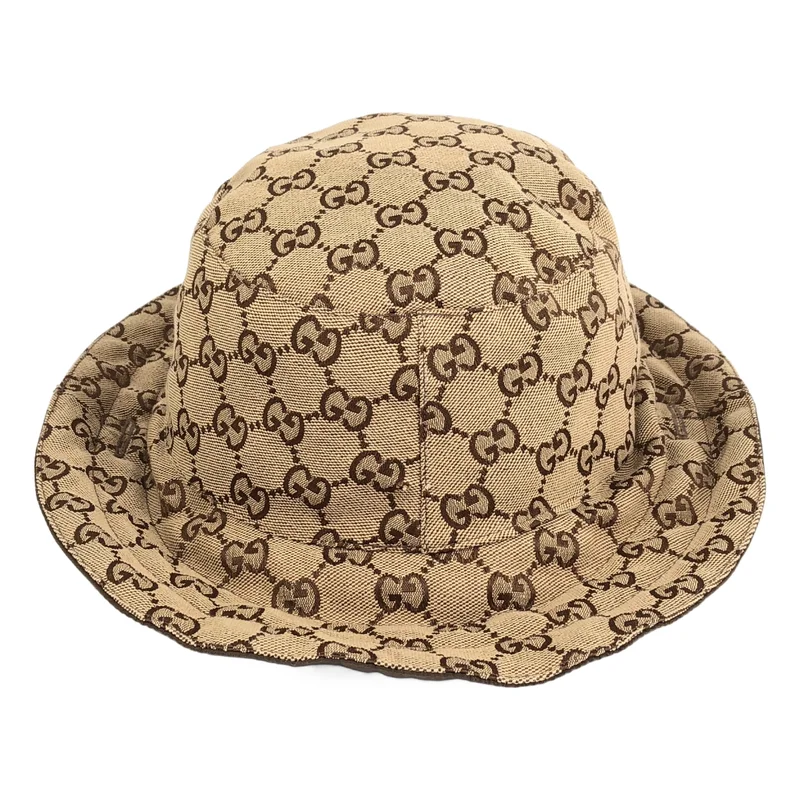 GUCCI / グッチ | GGキャンバス リバーシブル バケットハット |