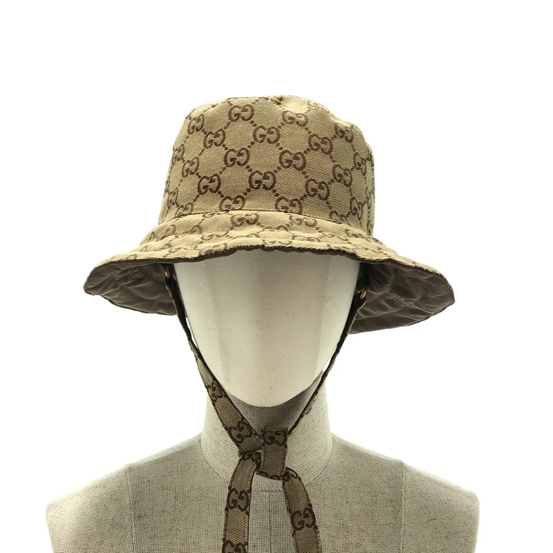 GUCCI / グッチ | GGキャンバス リバーシブル バケットハット |