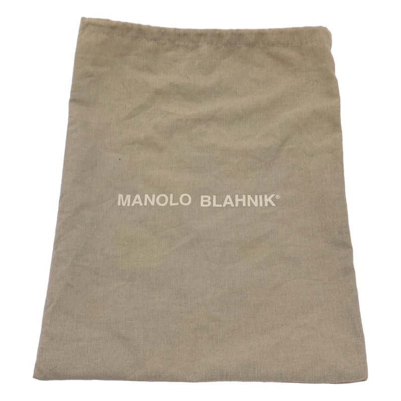 MANOLO BLAHNIK / マノロブラニク | パテントレザー ストラップ サンダル パンプス | 37 | レディース