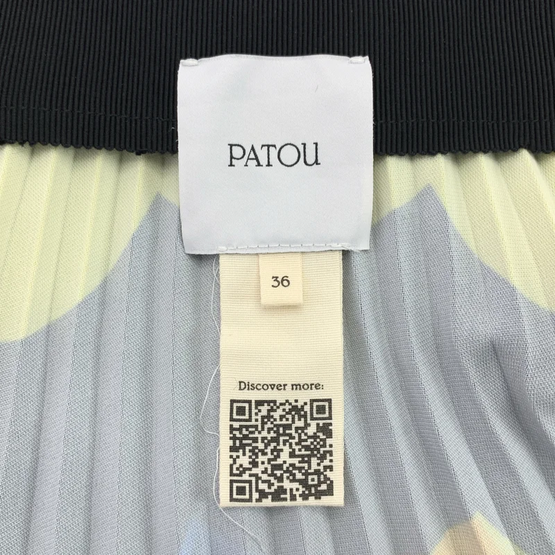 PATOU / パトゥ | レインボープリント プリーツスカート | 36 | レディース