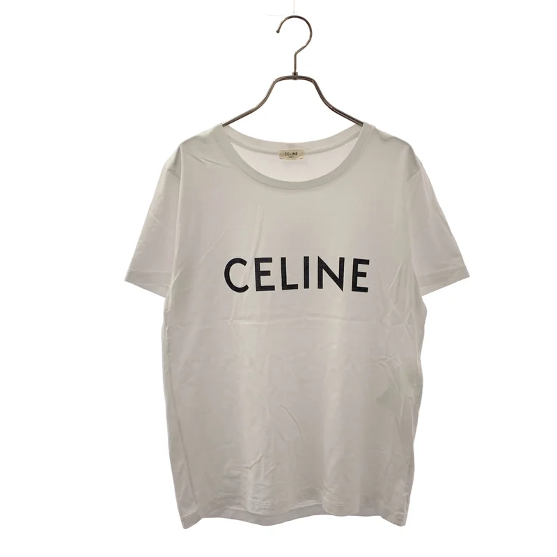 CELINE / セリーヌ | ロゴ Tシャツ カットソー | L | レディース