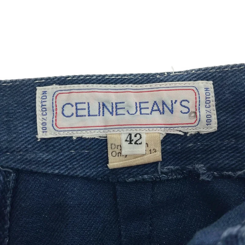 CELINE / セリーヌ | フロントスリット デニムスカート | 42 | レディース
