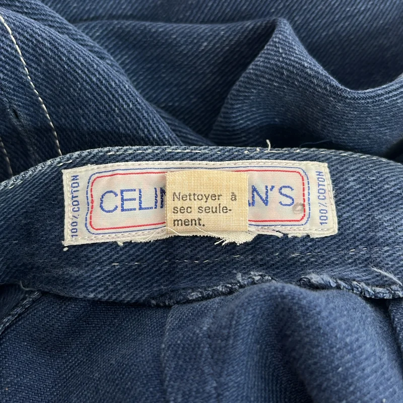 CELINE / セリーヌ | フロントスリット デニムスカート | 42 | レディース