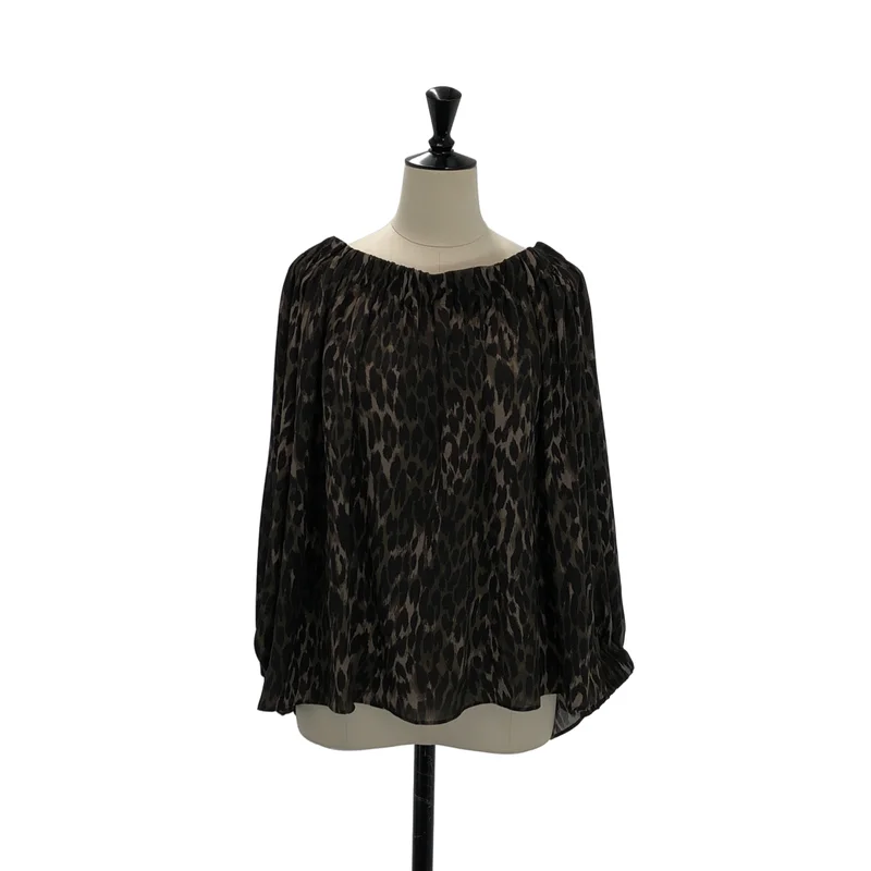 Lisiere L'Appartement / リジエールアパルトモン | Leopard Print Blouse シャツ |