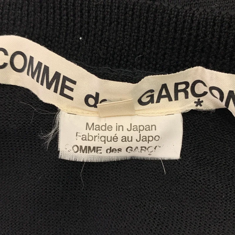 COMME des GARCONS / コムデギャルソン | 2018SS | ウール ラウンドネック ニット カーディガン | S | レディース