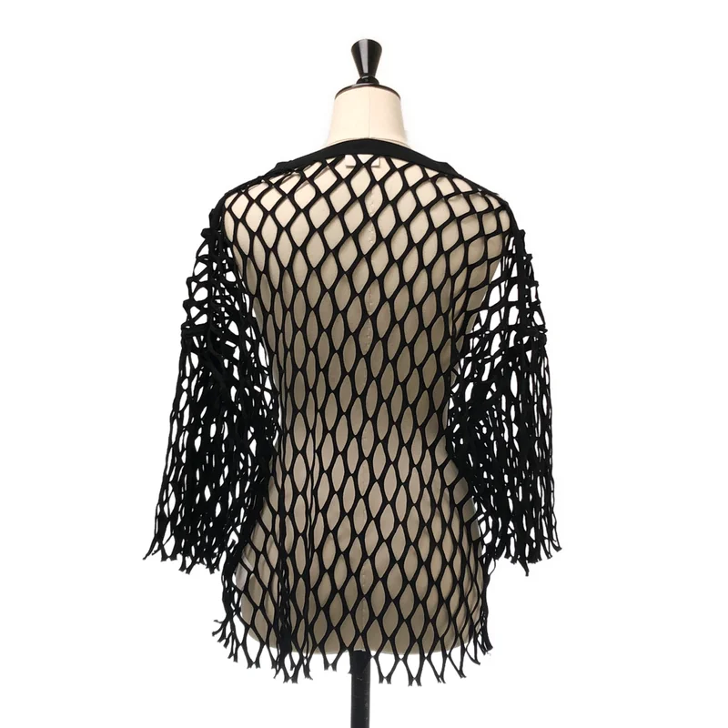 DRIES VAN NOTEN / ドリスヴァンノッテン | 2021SS | メッシュ トップス Tシャツ | S | レディース