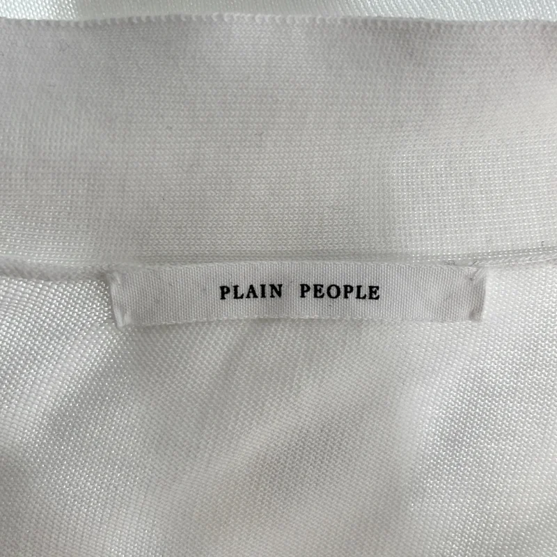 PLAIN PEOPLE / プレインピープル | コットン Vネック ニットカーディガン | 9 | レディース