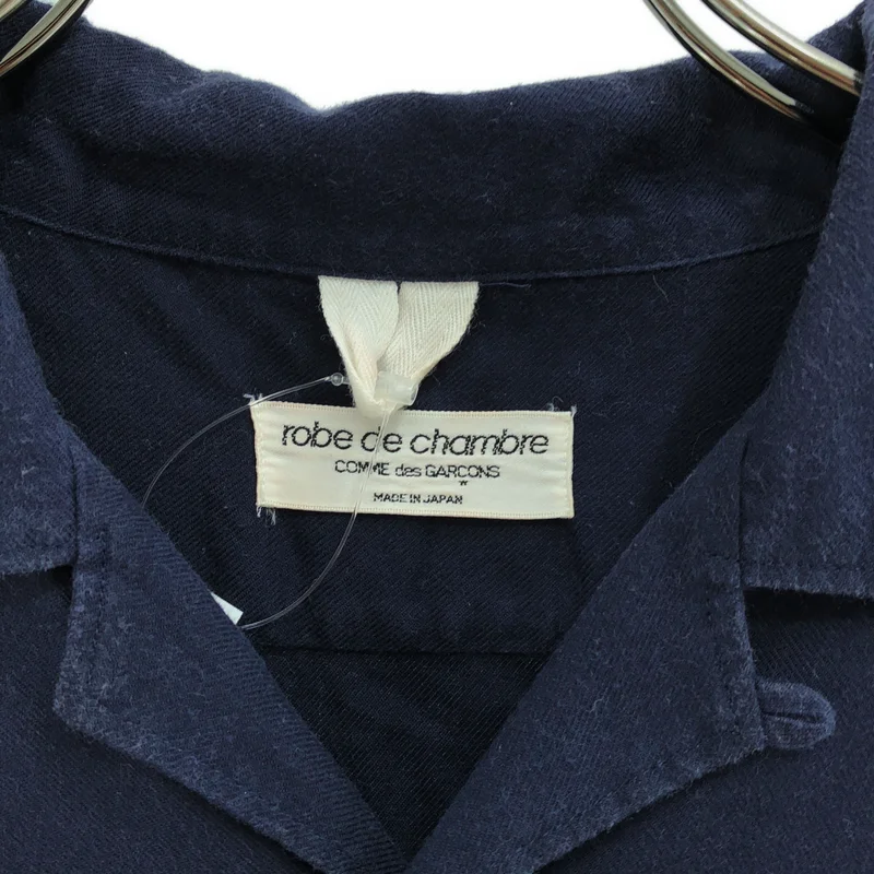 robe de chambre COMME des GARCONS / ローブドシャンブルコムデギャルソン | 1980s | コットン オーバーサイズ オープンカラーシャツ |
