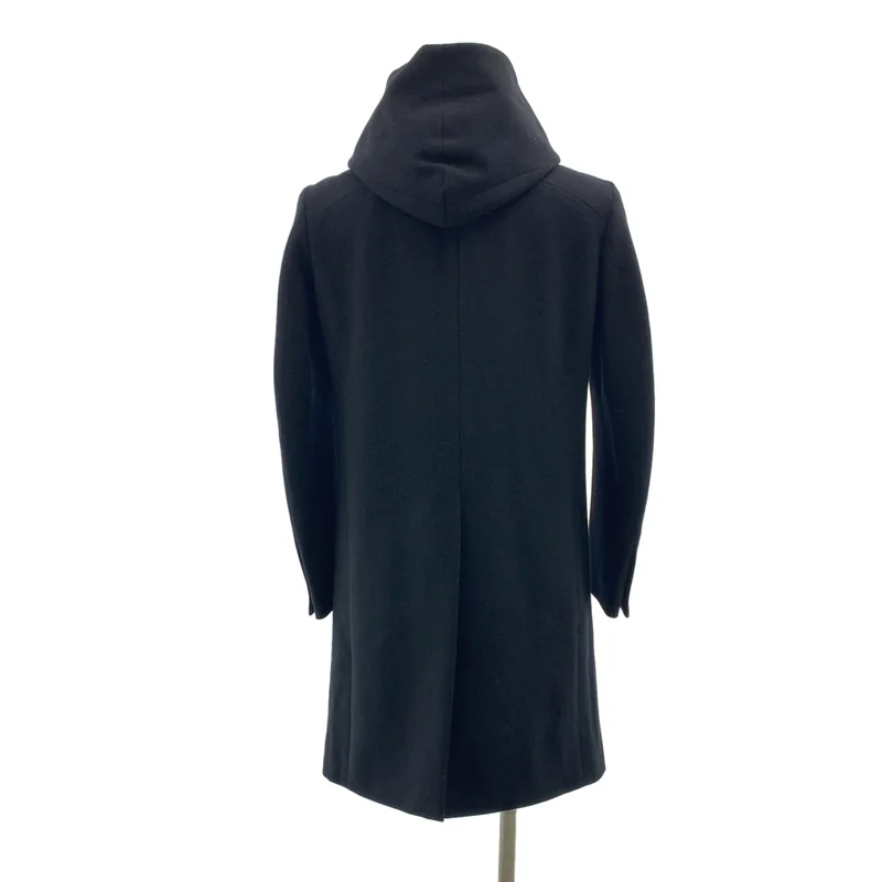 ATTACHMENT / アタッチメント | 2020AW | カシミア混 ニットフラノ 3レイヤー フーデッド チェスターコート | 1 | メンズ