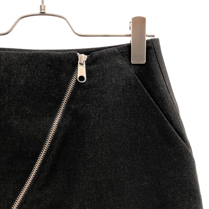 MM6 Maison Martin Margiela / エムエムシックスメゾンマルタンマルジェラ | 2009AW | フロントジップ ミニスカート | 36 | レディース