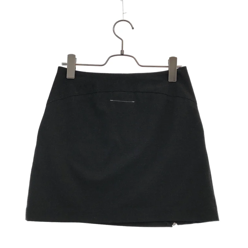 MM6 Maison Martin Margiela / エムエムシックスメゾンマルタンマルジェラ | 2009AW | フロントジップ ミニスカート | 36 | レディース