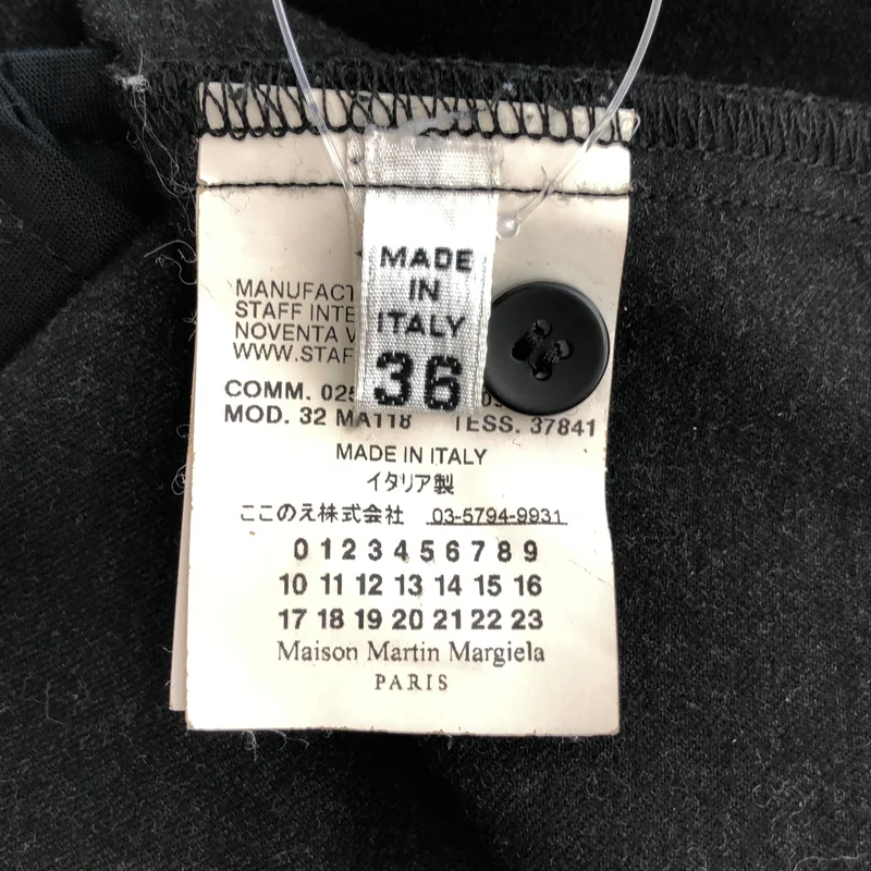 MM6 Maison Martin Margiela / エムエムシックスメゾンマルタンマルジェラ | 2009AW | フロントジップ ミニスカート | 36 | レディース