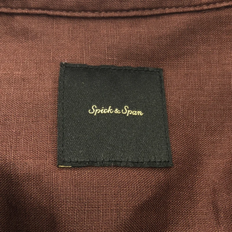 Spick and Span / スピックアンドスパン | 2025SS | 80リネンカシュクール ビッグシャツ ブラウス |