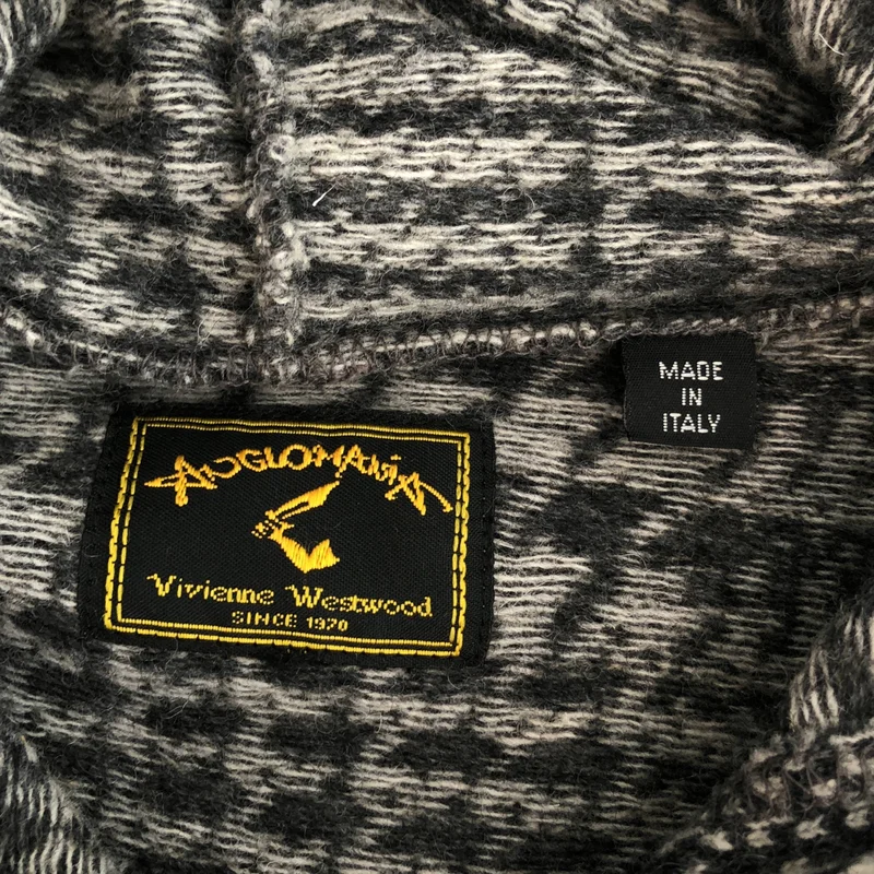Vivienne Westwood ANGLOMANIA / ヴィヴィアンウエストウッドアングロマニア | ウール 千鳥格子 ジップパーカー |