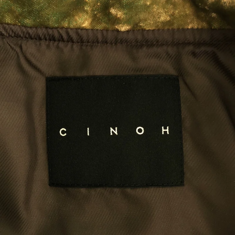 CINOH / チノ | ベロア ハンティング ブルゾン ジャケット | 42 | レディース