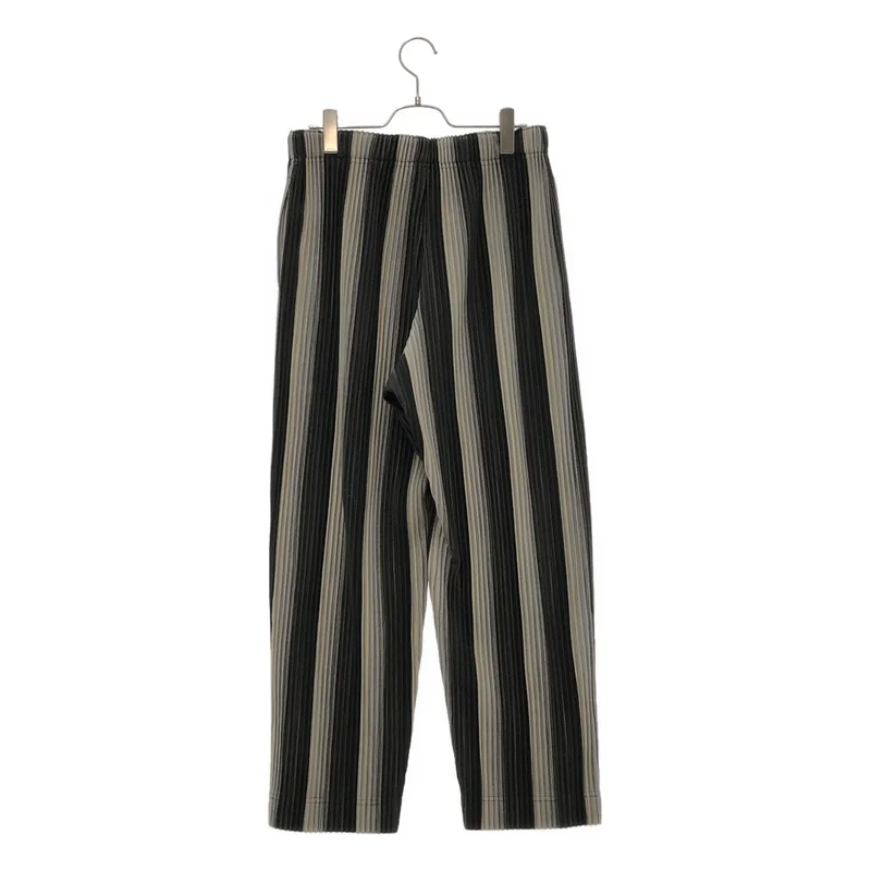 HOMME PLISSE ISSEY MIYAKE / オムプリッセイッセイミヤケ | 2024AW | RB STRIPES 2 / プリーツ ストライプ イージーパンツ | 2 | メンズ