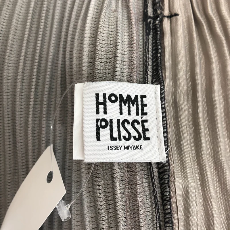 HOMME PLISSE ISSEY MIYAKE / オムプリッセイッセイミヤケ | 2024AW | RB STRIPES 2 / プリーツ ストライプ イージーパンツ | 2 | メンズ