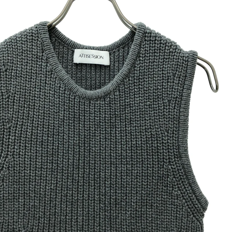 ATTISESSION / アティセッション | Knitwear ニット ベスト |