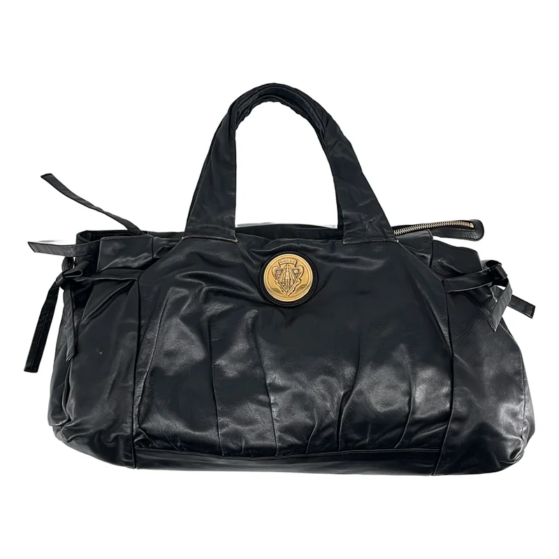 GUCCI / グッチ | ヒステリア レザー ロゴ トートバッグ |