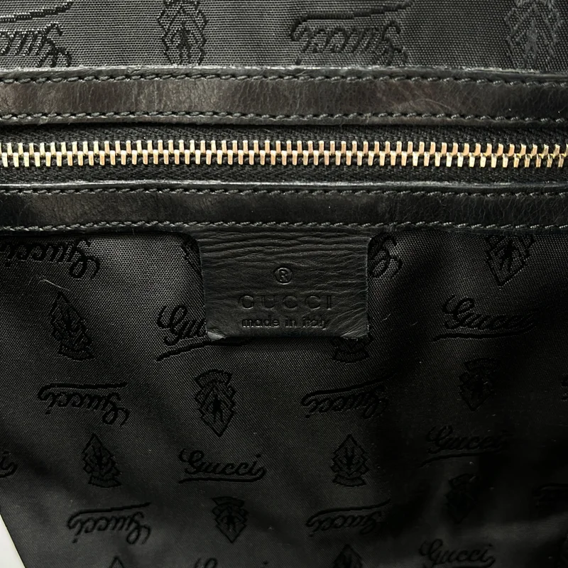 GUCCI / グッチ | ヒステリア レザー ロゴ トートバッグ |