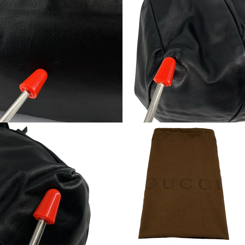 GUCCI / グッチ | ヒステリア レザー ロゴ トートバッグ |