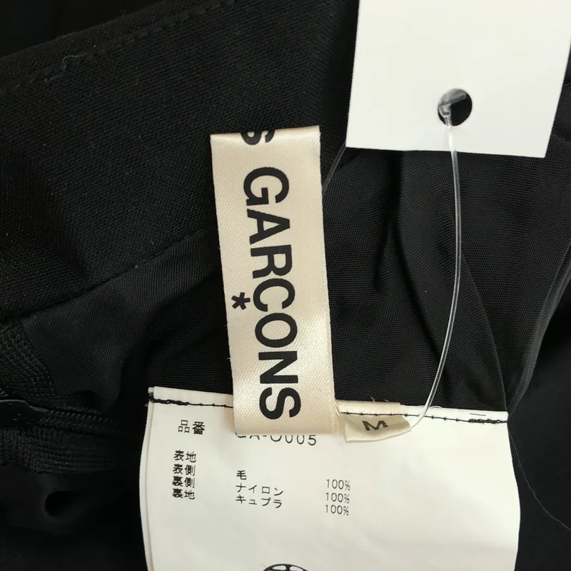 COMME des GARCONS / コムデギャルソン | 2018SS | ウール ボンディング加工  ラウンドカラー ワイドスリーブワンピース | M | レディース
